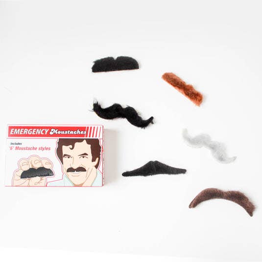 Emergency Moustaches by Gift Republic