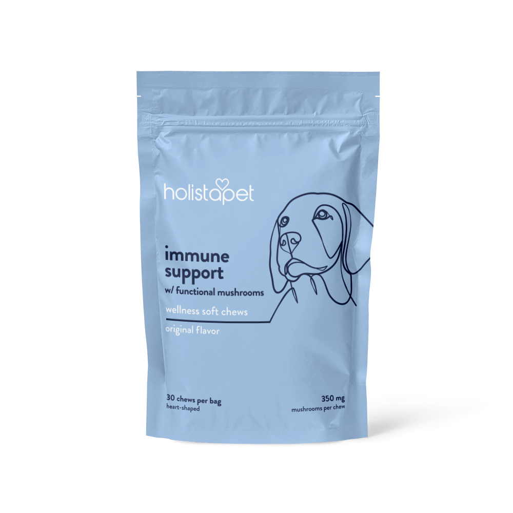 Immune Support + Functional Mushroom Soft Chews For Dogs by Holistapet