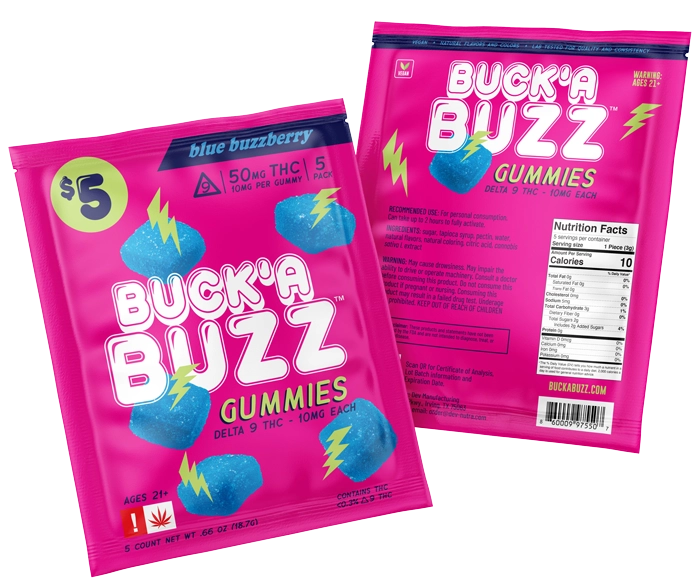 Buck&#39;A Buzz 10mg Gummies