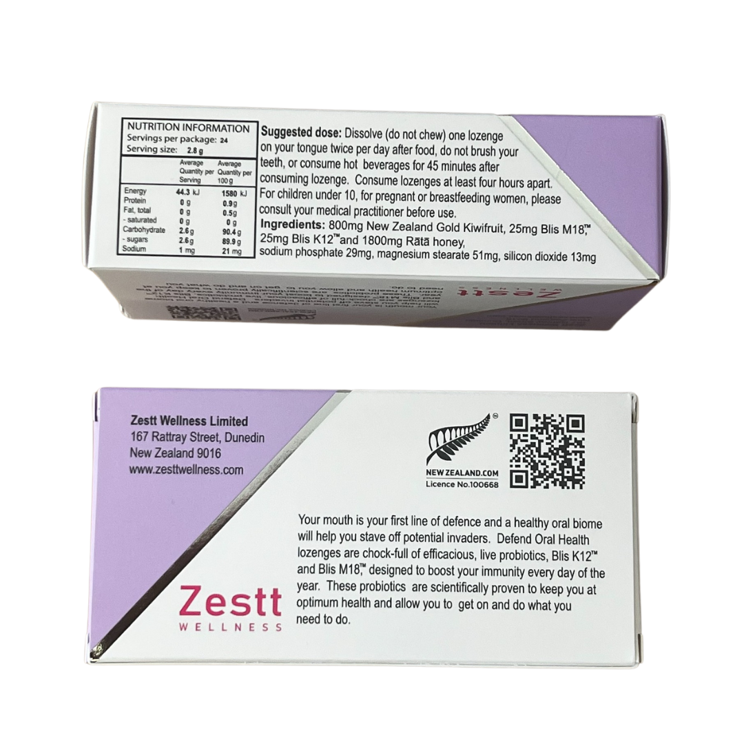 Zestt Wellness® Defend Periodontal Oral Health Lozenges