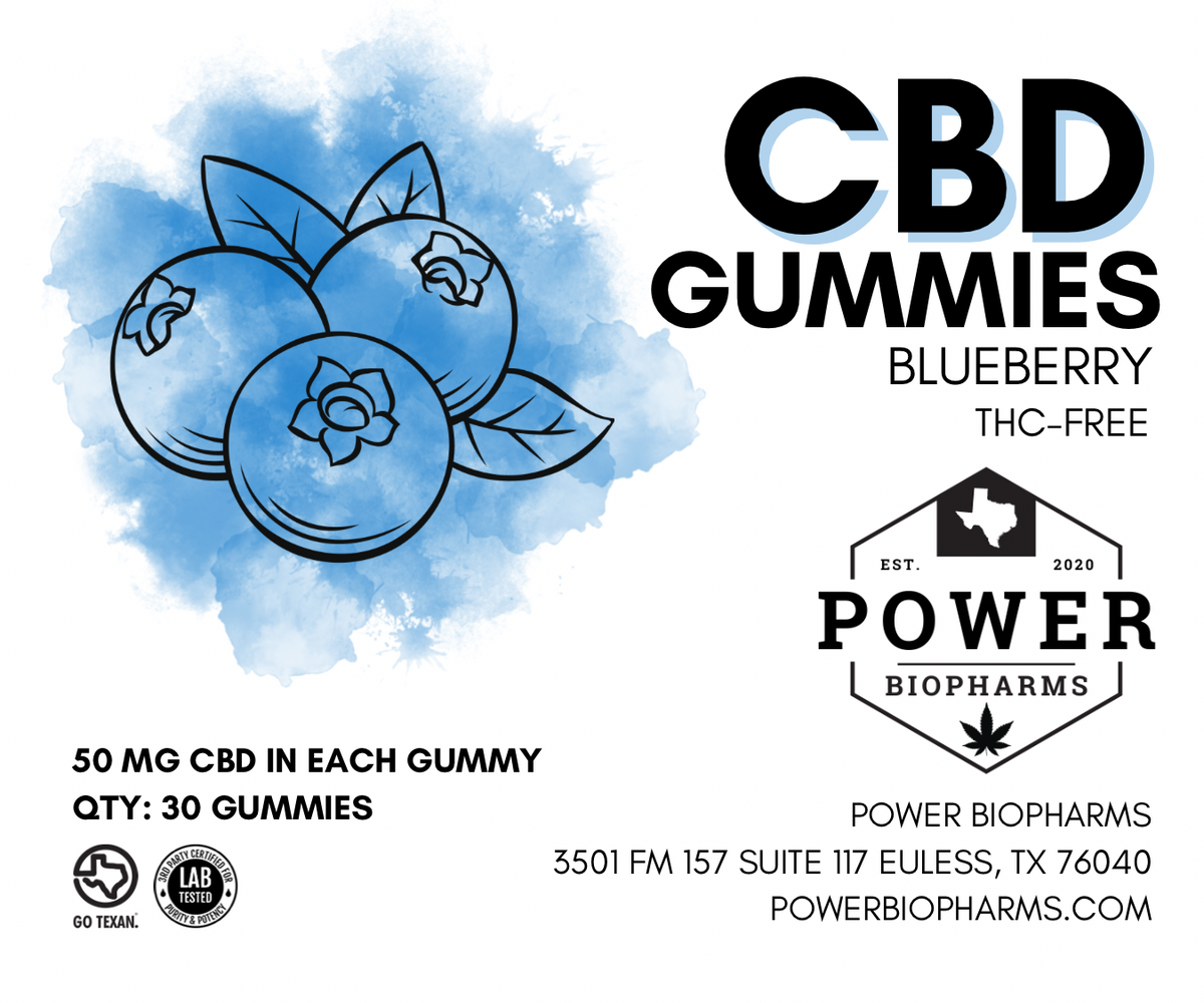 Power Biopharms CBD Gummies 50mg