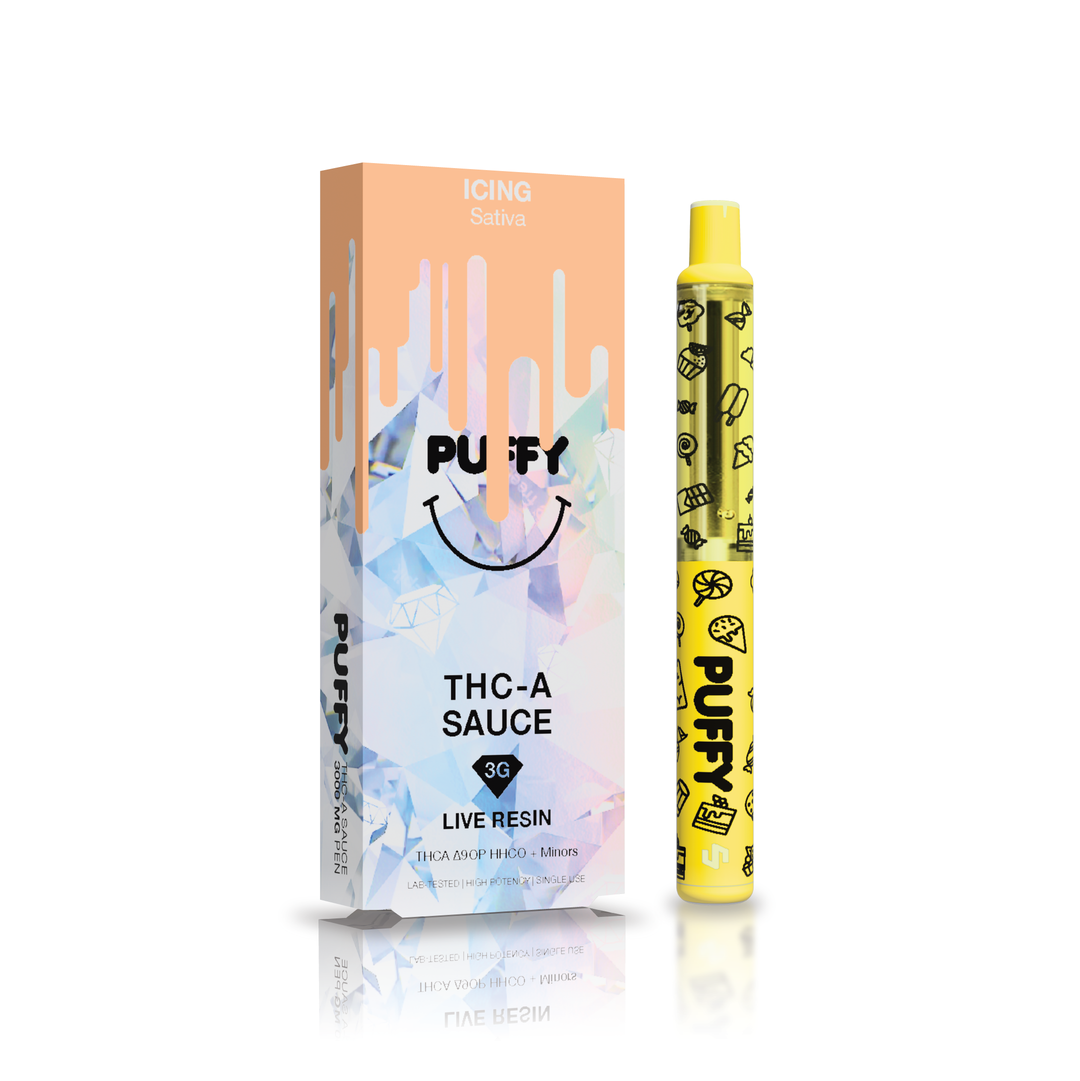 Puffy THC-A Sauce Blend 4.5G Disposable Pen – Coastal Hemp Co