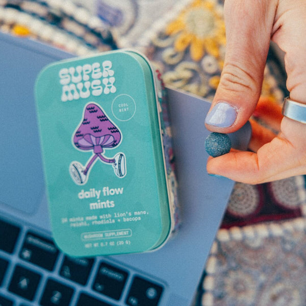 Get in the Flow with Daily Flow Mints - SuperMush - Danu Wellness