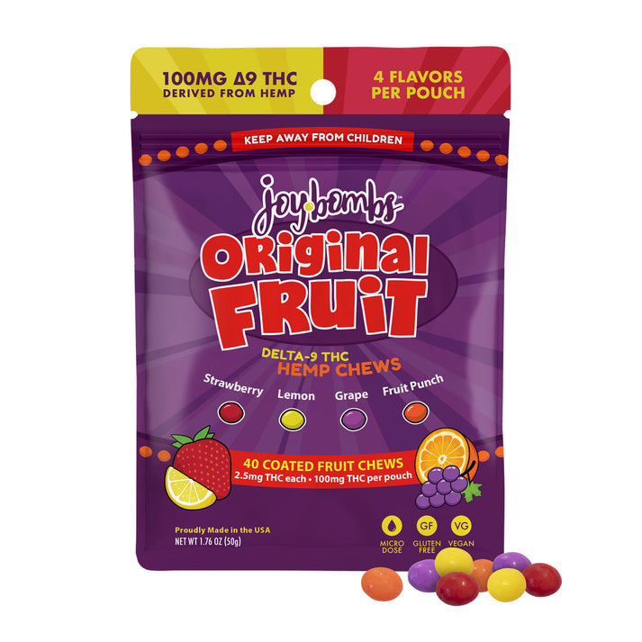 Joy Bombs THC Chews – 2.5mg