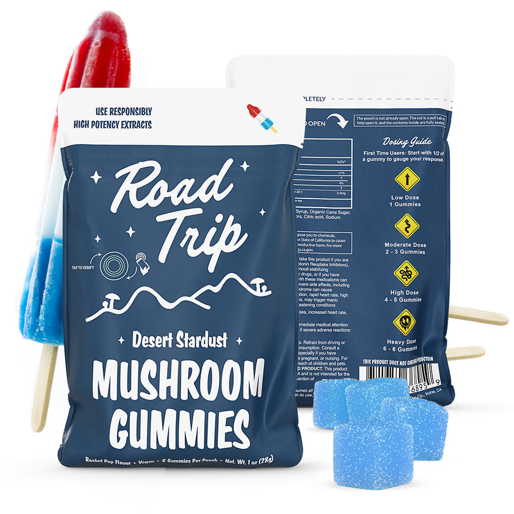 Road Trip Mushroom Gummies – Desert Stardust Blend