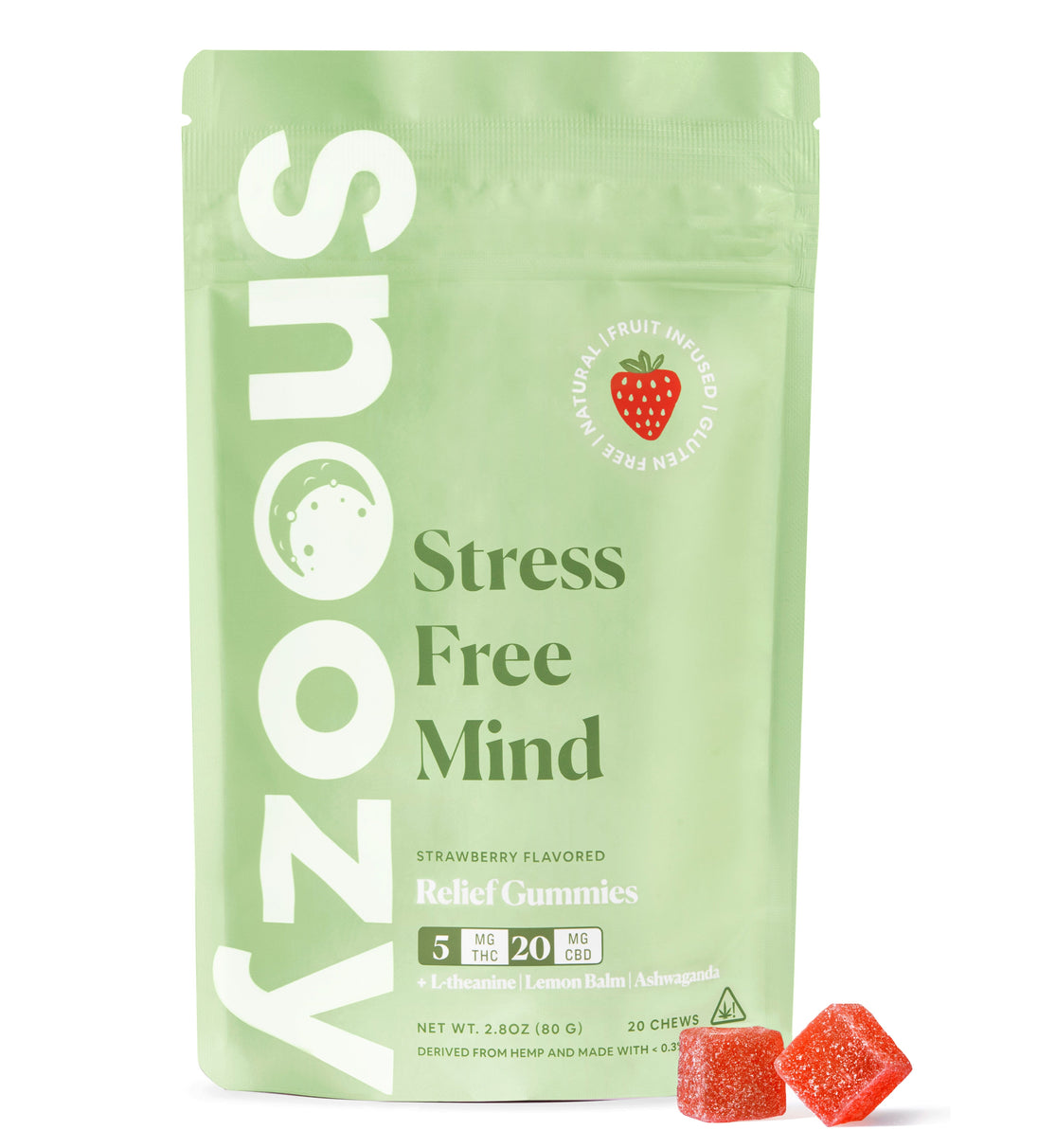 Snoozy Delta 9 THC Gummies for Stress Relief