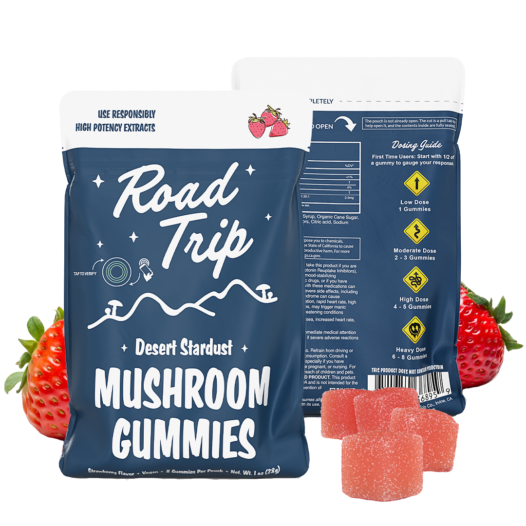 Road Trip Mushroom Gummies – Desert Stardust Blend
