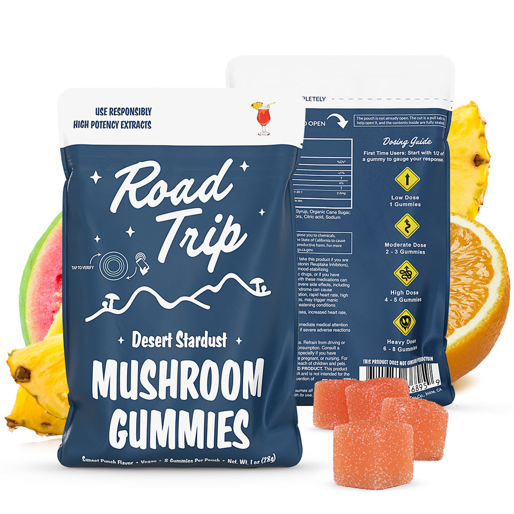 Road Trip Mushroom Gummies – Desert Stardust Blend