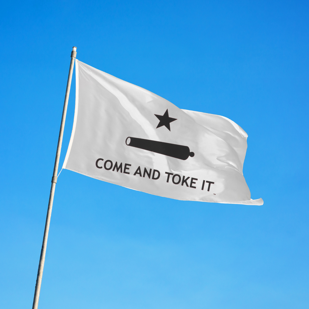 Come and Toke It Flag - Classic Cannon Design