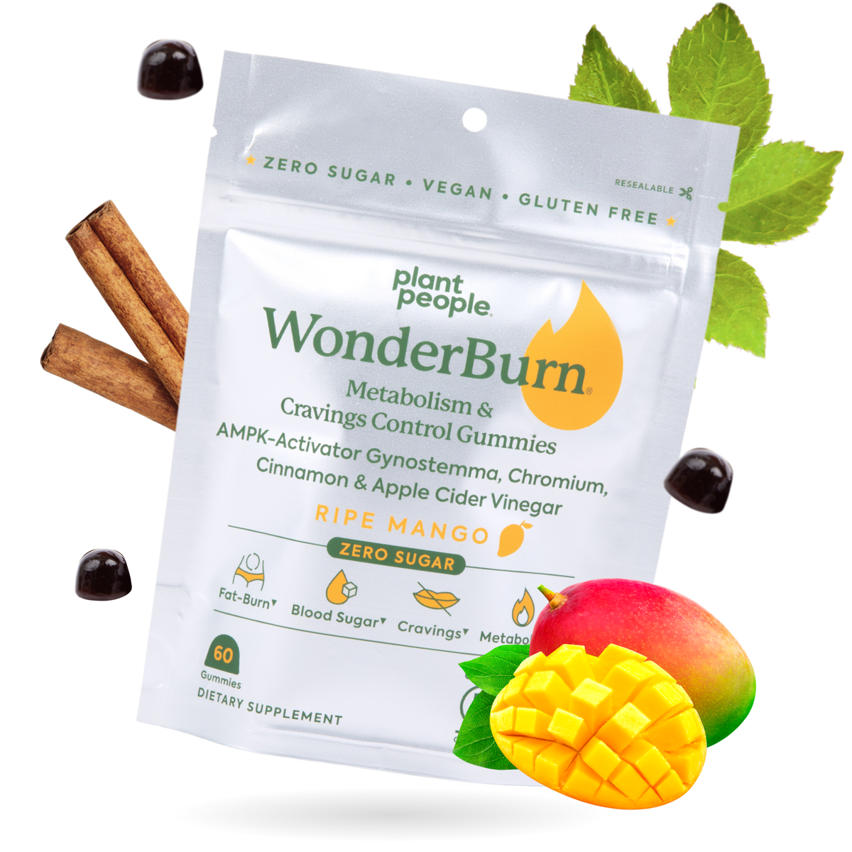 WonderBurn Mushroom Gummies by Plant People