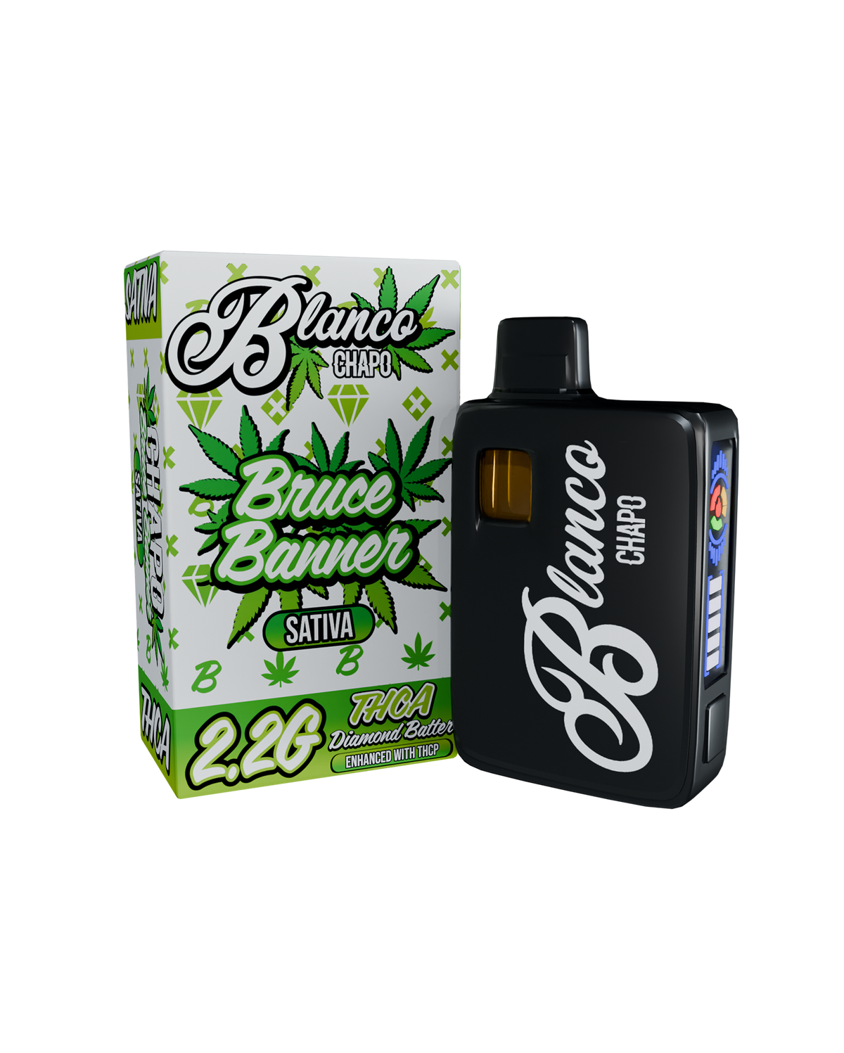 Blanco Disposable Vapes by Chapo Extrax – 2.2G THCA Diamond Batter Blend