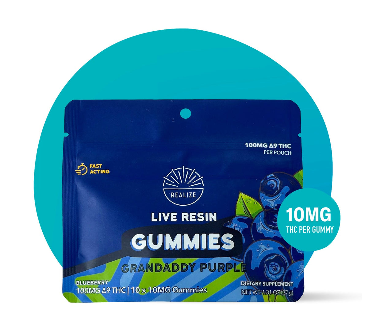 Realize – Fast-Acting 10mg THC Edibles