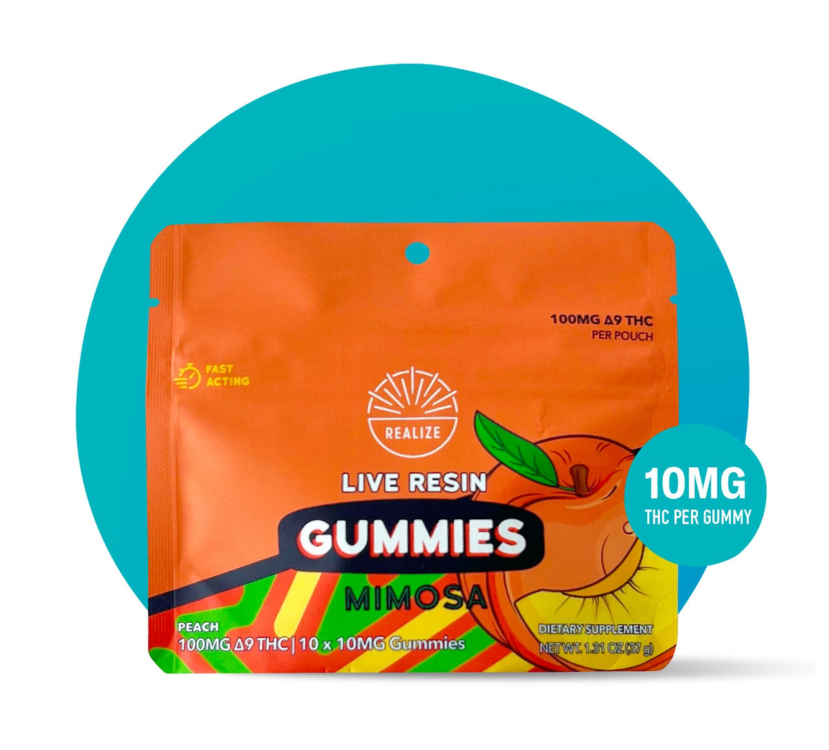 Realize – Fast-Acting 10mg THC Edibles