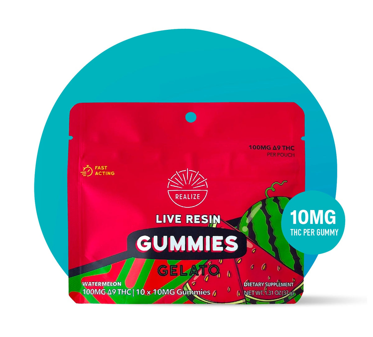 Realize – Fast-Acting 10mg THC Edibles