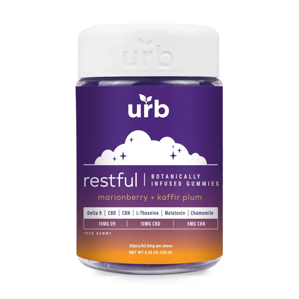 Restful Botanically Infused Gummies 1875MG by Urb