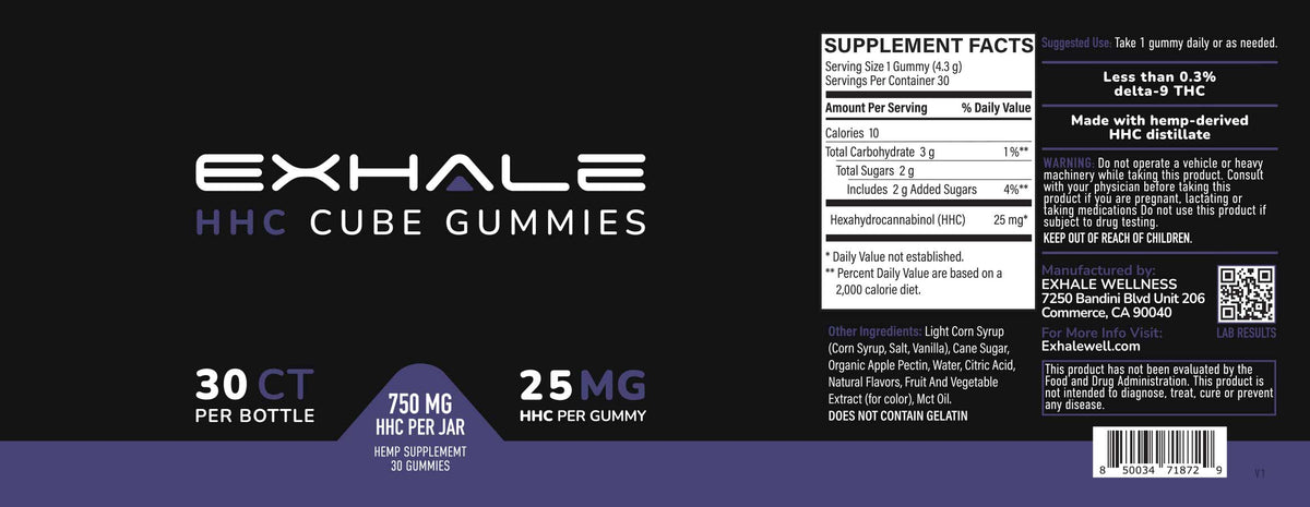Exhale HHC Gummies
