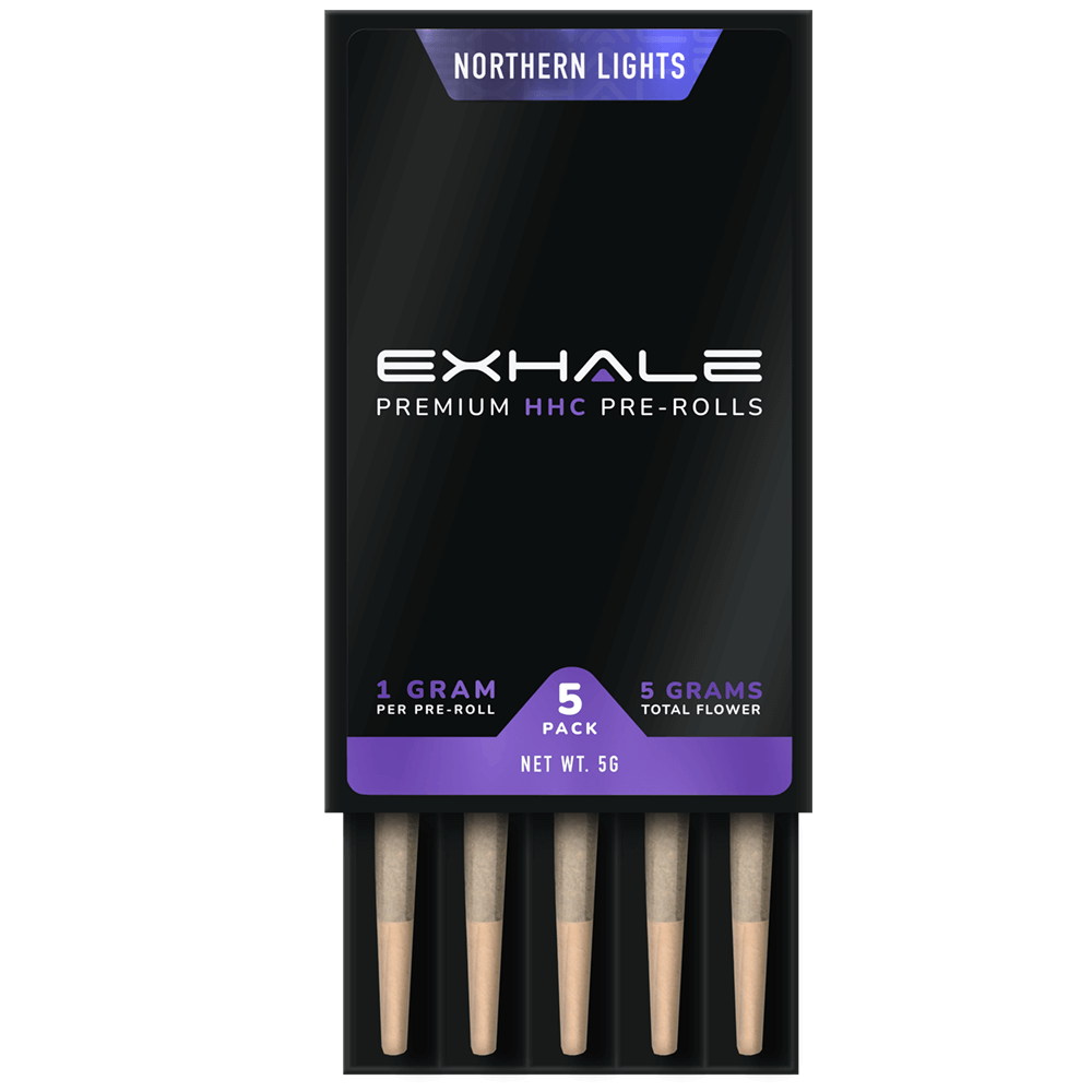 Exhale HHC Pre-rolls - Northern Lights (5-Pack)