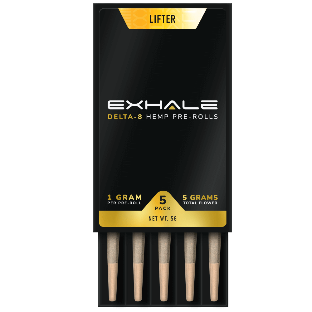 Exhale Delta-8 Pre-rolls - Lifter (5-Pack)