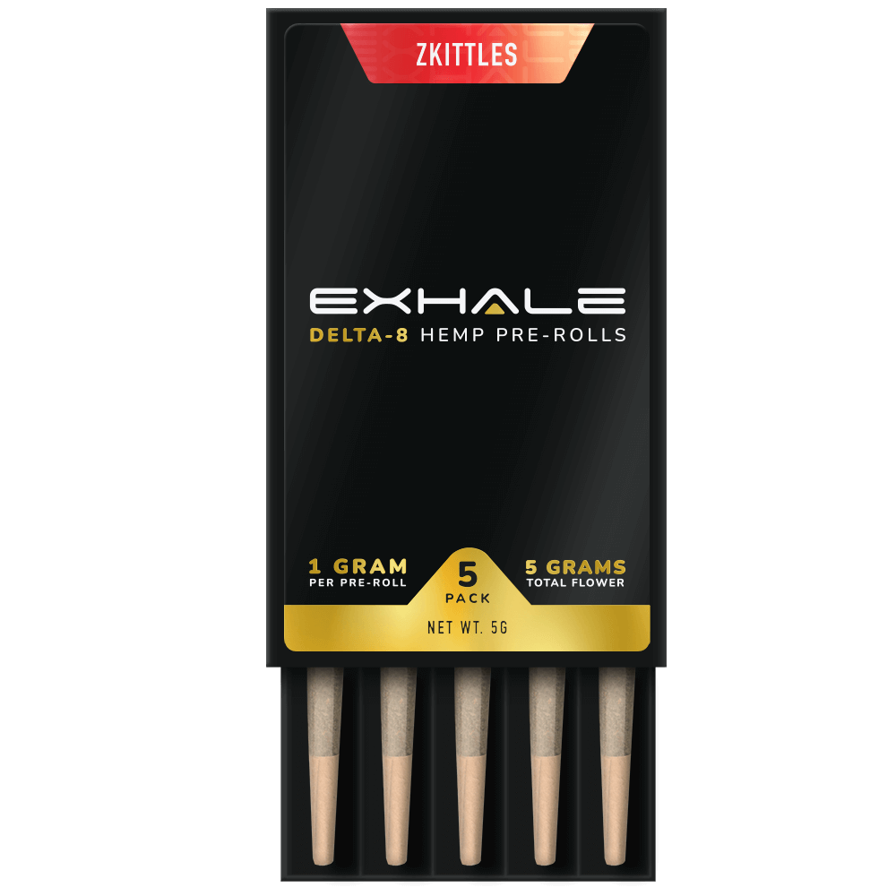 Exhale Delta-8 Pre-rolls - Zkittles (5-Pack)