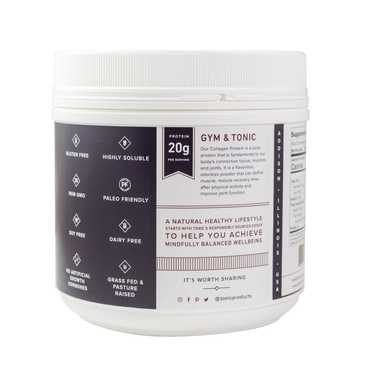 Gym &amp; Tonic Collagen Protein by Tonic