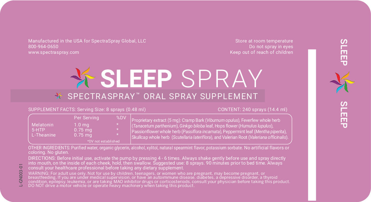 Sleep Oral Spray by SpectraSpray